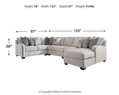 Dellara Sectional with Chaise