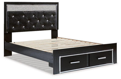 Kaydell Upholstered Panel Storage Bed