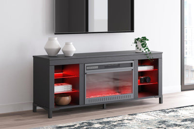 Cayberry 3-Piece Entertainment Center with Electric Fireplace