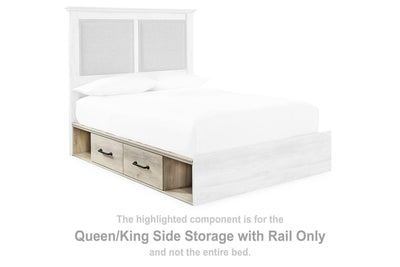 Cambeck Upholstered Panel Storage Bed