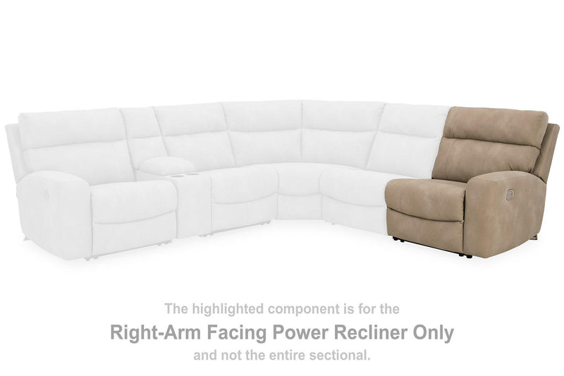 Next-Gen DuraPella Performance Fabric 3-Piece Dual Power Reclining Modular Sofa