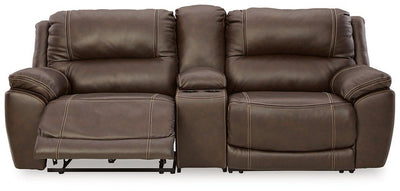 Dunleith 3-Piece Power Reclining Loveseat with Console