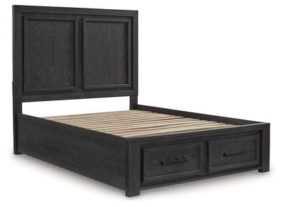 Foyland Panel Storage Bed