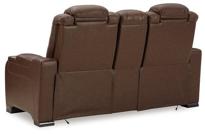 The Man-Den Power Reclining Loveseat with Console