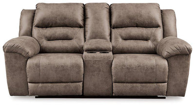 Stoneland Reclining Loveseat with Console