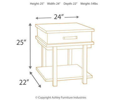 Stanah End Table