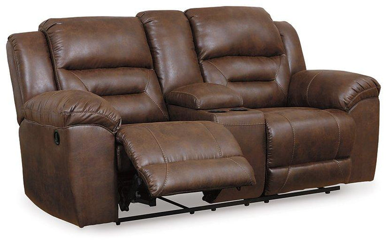 Stoneland Reclining Loveseat with Console