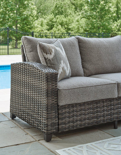 Oasis Court Outdoor Sofa/Chairs/Table Set (Set of 4)