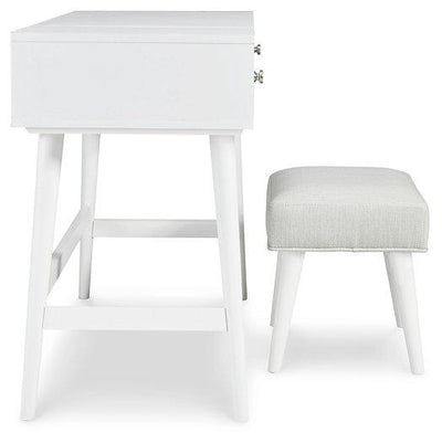 Thadamere Vanity with Stool