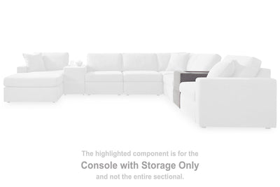 Modmax Balanced Sectional with Audio and Storage Consoles