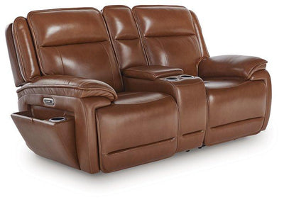 Healy Pier Power Reclining Loveseat with Console