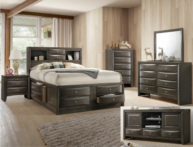 EMILY DRESSER 8 DRAWERS GREY image