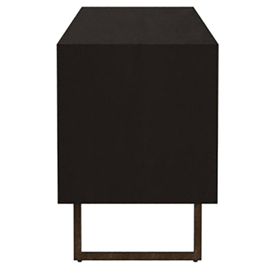 Marsden 2-door Wood 70" TV Stand Charcoal Black