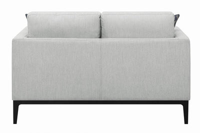 Apperson Cushioned Back Loveseat Light Grey