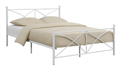 Hart Queen Platform Bed White