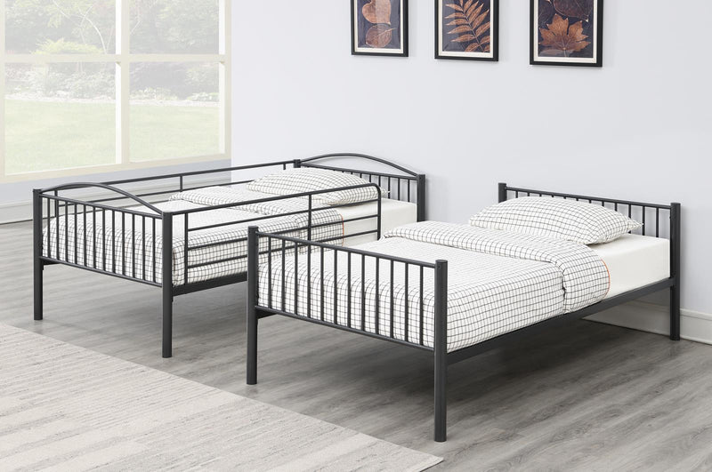 Anson Twin Over Twin Bunk Bed with Ladder