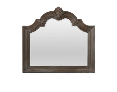 SHEFFIELD DRESSER MIRROR ANTIQUE GREY image