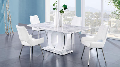 5 Piece Dining Room Set (D894DT+D4878DC-WH) image