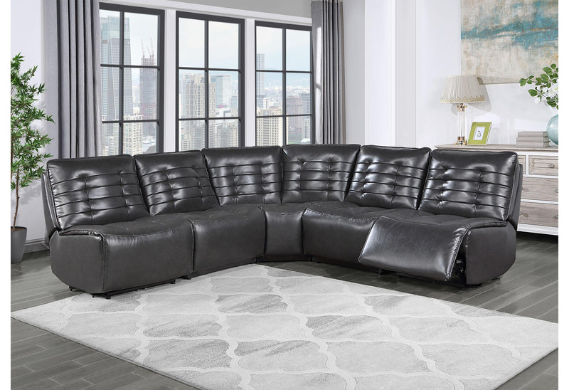 U6066 BLANCHE CHARCOAL SECTIONAL W/ AG