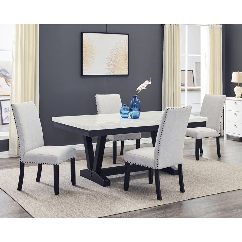 Varley-5pc Dining table and chair set