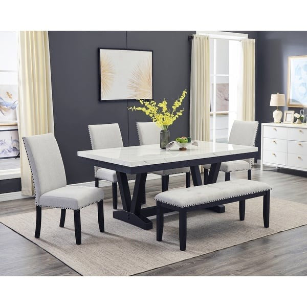 Varley-5pc Dining table and chair set