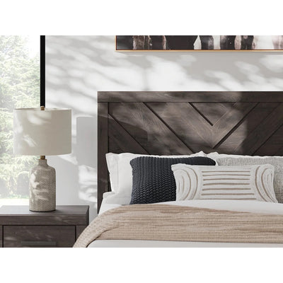 Full Panel Bed - Chevron bedroom set