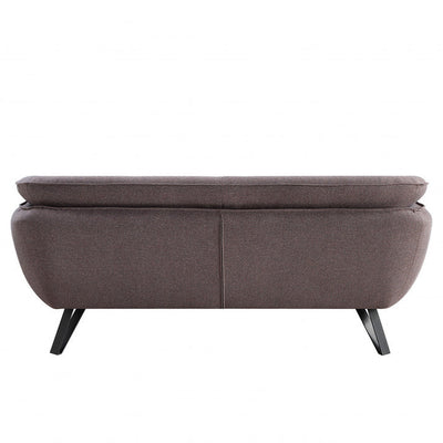 Linen Sofa w/ Metal Legs