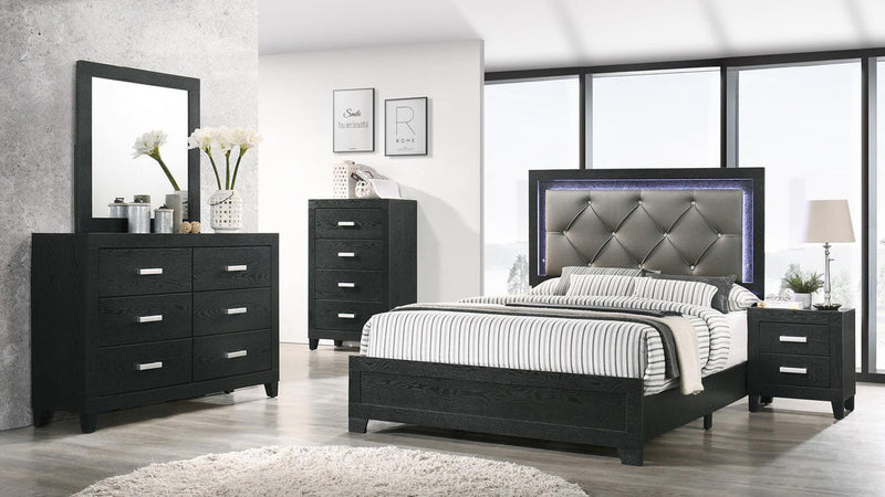 Camila -5pc Queen Panel bed