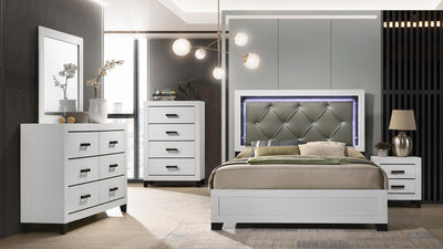 Camila -5pc Queen Panel bed