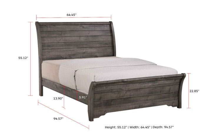 Coralee- 5pc Queen Bedroom set