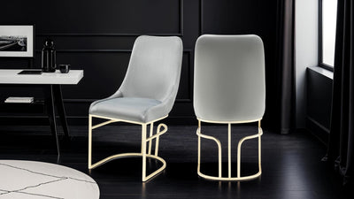 Emrald Gold Legs- Set of 2 Chairs