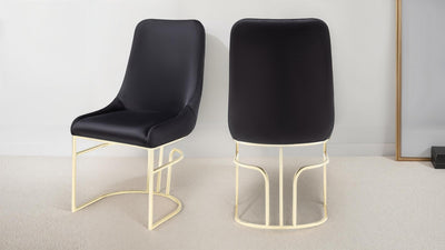 Emrald Gold Legs- Set of 2 Chairs