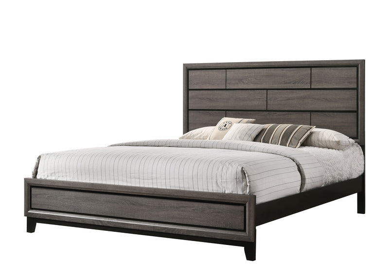 Akerson Panel Bed- 5pc Bedroom Set