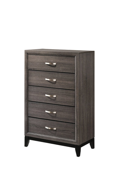 Akerson Panel Bed- 5pc Bedroom Set