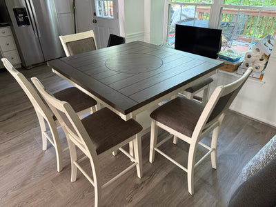 Futon Counter Height Table Set w/ Bench