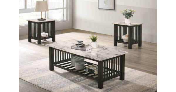 Suyad 3pc- Coffee Table and End tables