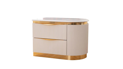 Laura- 5pc White & Gold Bedroom set