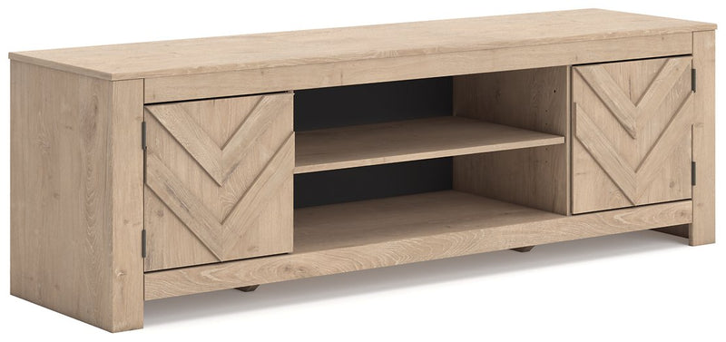 Cayboni 71" TV Stand with Electric Fireplace