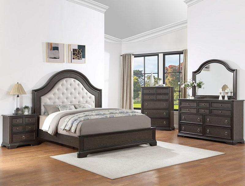Crown Mark Furniture Duke Chest in Dark Brown