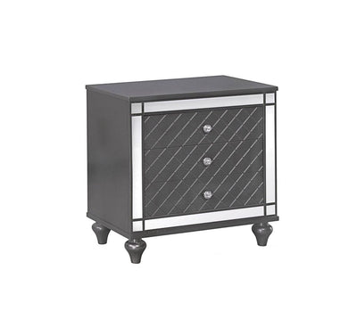 Crown Mark Refino Nightstand in Gray B1670-2 image