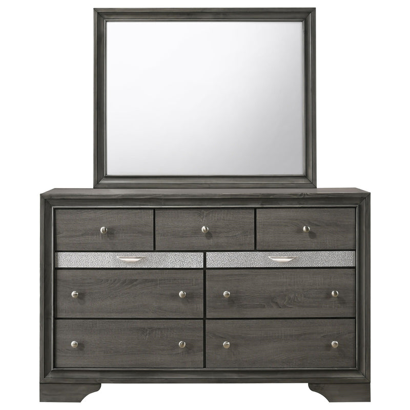 Crown Mark Regata Mirror in Grey