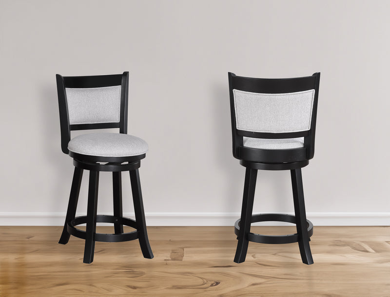 CECIL SWIVEL PUB STOOL DOVE K/D image