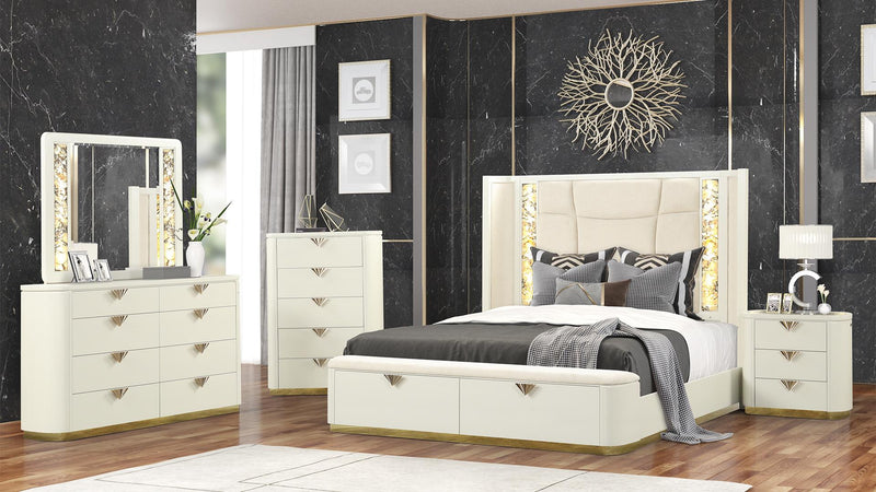 La Pierre 5pc- Bedroom Set