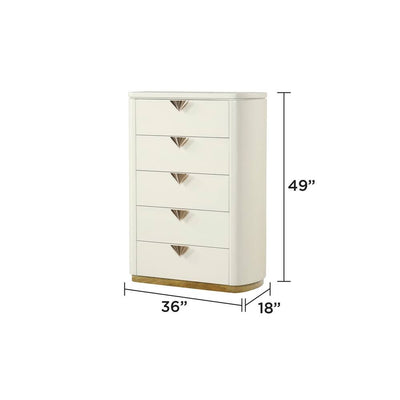 La Pierre 5pc- Bedroom Set