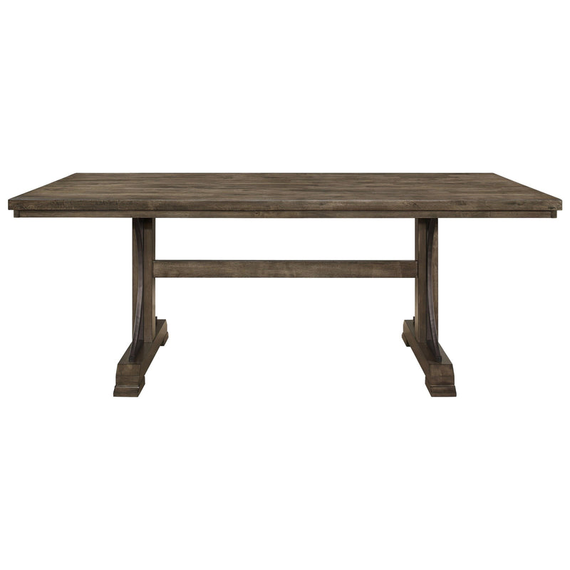 Crown Mark Quincy Rectangular Dining Table in Light Brown 2131T-4079
