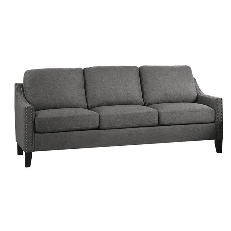 Zapata- Linen Fabric Sloped Arms Sofa