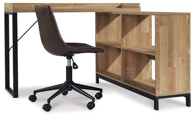 Gerdanet Home Office Desk with Chair image