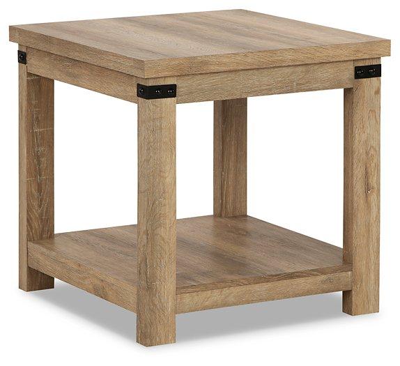 Calaboro Light Brown End Table image