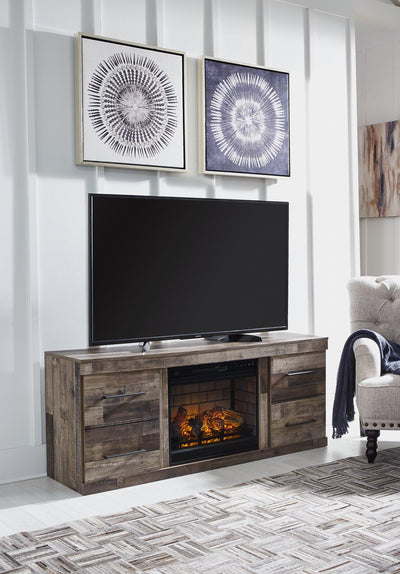 Derekson TV Stand with Electric Fireplace image