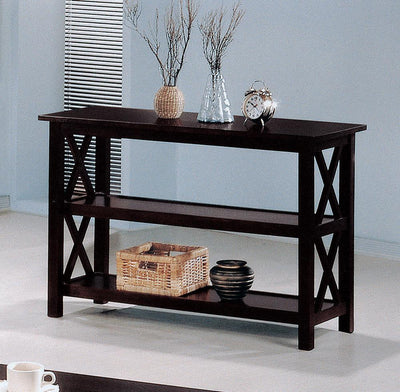 Merlot Double Shelf Sofa Table image